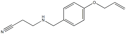 3-({[4-(prop-2-en-1-yloxy)phenyl]methyl}amino)propanenitrile