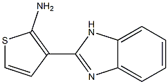 3-(1H-1,3-benzodiazol-2-yl)thiophen-2-amine Structure