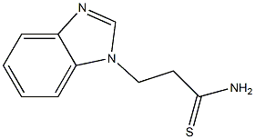 3-(1H-benzimidazol-1-yl)propanethioamide