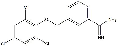 3-(2,4,6-trichlorophenoxymethyl)benzene-1-carboximidamide