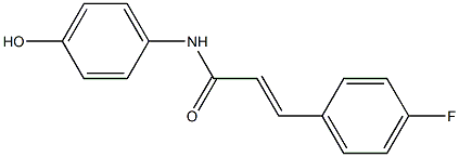 3-(4-fluorophenyl)-N-(4-hydroxyphenyl)prop-2-enamide