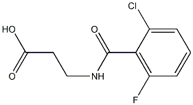 3-[(2-chloro-6-fluorophenyl)formamido]propanoic acid
