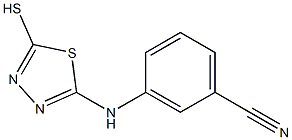 3-[(5-sulfanyl-1,3,4-thiadiazol-2-yl)amino]benzonitrile