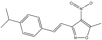 3-[(E)-2-(4-isopropylphenyl)vinyl]-5-methyl-4-nitroisoxazole