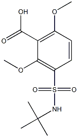 3-[(tert-butylamino)sulfonyl]-2,6-dimethoxybenzoic acid