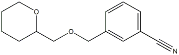 3-[(tetrahydro-2H-pyran-2-ylmethoxy)methyl]benzonitrile|