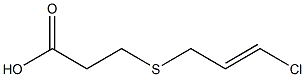 3-{[(2E)-3-chloroprop-2-enyl]thio}propanoic acid