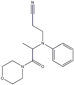 3-{[1-(morpholin-4-yl)-1-oxopropan-2-yl](phenyl)amino}propanenitrile