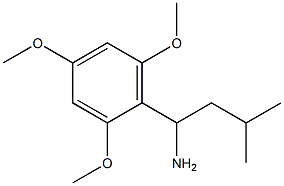 3-methyl-1-(2,4,6-trimethoxyphenyl)butan-1-amine