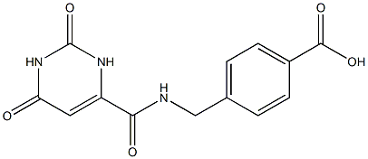 4-({[(2,6-dioxo-1,2,3,6-tetrahydropyrimidin-4-yl)carbonyl]amino}methyl)benzoic acid