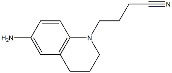 4-(6-amino-1,2,3,4-tetrahydroquinolin-1-yl)butanenitrile Structure