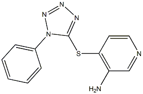 4-[(1-phenyl-1H-1,2,3,4-tetrazol-5-yl)sulfanyl]pyridin-3-amine
