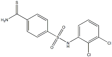 4-[(2,3-dichlorophenyl)sulfamoyl]benzene-1-carbothioamide