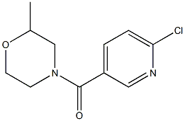 4-[(6-chloropyridin-3-yl)carbonyl]-2-methylmorpholine Structure