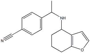 4-[1-(4,5,6,7-tetrahydro-1-benzofuran-4-ylamino)ethyl]benzonitrile