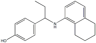 4-[1-(5,6,7,8-tetrahydronaphthalen-1-ylamino)propyl]phenol