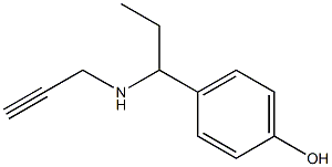 4-[1-(prop-2-yn-1-ylamino)propyl]phenol