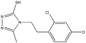 4-[2-(2,4-dichlorophenyl)ethyl]-5-methyl-4H-1,2,4-triazole-3-thiol