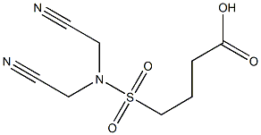 4-[bis(cyanomethyl)sulfamoyl]butanoic acid
