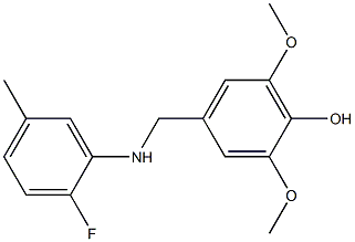 4-{[(2-fluoro-5-methylphenyl)amino]methyl}-2,6-dimethoxyphenol