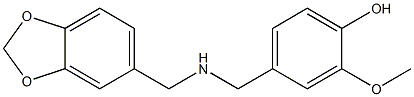 4-{[(2H-1,3-benzodioxol-5-ylmethyl)amino]methyl}-2-methoxyphenol