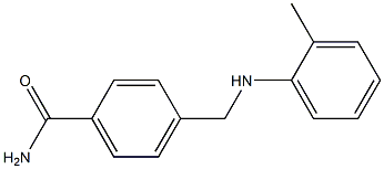 4-{[(2-methylphenyl)amino]methyl}benzamide
