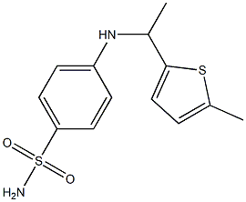 4-{[1-(5-methylthiophen-2-yl)ethyl]amino}benzene-1-sulfonamide