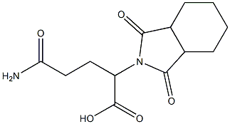 4-carbamoyl-2-(1,3-dioxo-octahydro-1H-isoindol-2-yl)butanoic acid