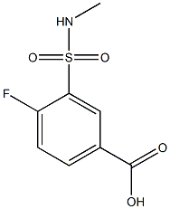 4-fluoro-3-[(methylamino)sulfonyl]benzoic acid