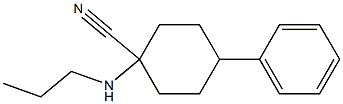4-phenyl-1-(propylamino)cyclohexane-1-carbonitrile