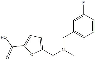 5-({[(3-fluorophenyl)methyl](methyl)amino}methyl)furan-2-carboxylic acid