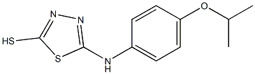 5-{[4-(propan-2-yloxy)phenyl]amino}-1,3,4-thiadiazole-2-thiol