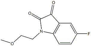 5-fluoro-1-(2-methoxyethyl)-2,3-dihydro-1H-indole-2,3-dione