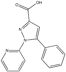 5-phenyl-1-(pyridin-2-yl)-1H-pyrazole-3-carboxylic acid