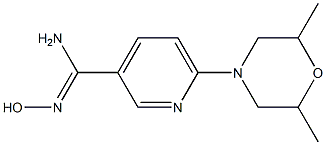 6-(2,6-dimethylmorpholin-4-yl)-N'-hydroxypyridine-3-carboximidamide