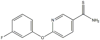 6-(3-fluorophenoxy)pyridine-3-carbothioamide