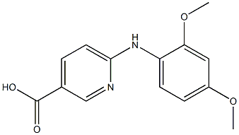 6-[(2,4-dimethoxyphenyl)amino]pyridine-3-carboxylic acid