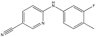 6-[(3-fluoro-4-methylphenyl)amino]pyridine-3-carbonitrile