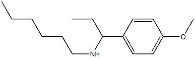 hexyl[1-(4-methoxyphenyl)propyl]amine
