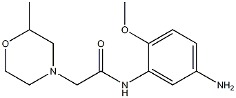 N-(5-amino-2-methoxyphenyl)-2-(2-methylmorpholin-4-yl)acetamide