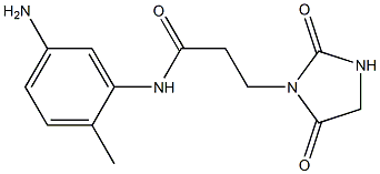 N-(5-amino-2-methylphenyl)-3-(2,5-dioxoimidazolidin-1-yl)propanamide