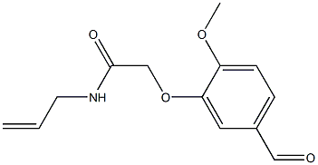 N-allyl-2-(5-formyl-2-methoxyphenoxy)acetamide