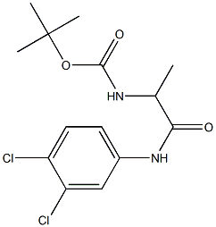 tert-butyl N-{1-[(3,4-dichlorophenyl)carbamoyl]ethyl}carbamate