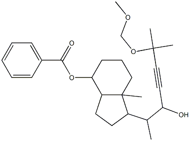 Benzoic acid 1-(2-hydroxy-5-methoxymethoxy-1,5-dimethyl-hex-3-ynyl)-7a-methyl-octahydro-inden-4-ylester