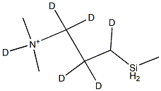 Hexadeuterodimethyl-4-silapentane-1-ammonium