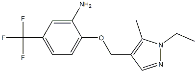 Benzenamine,  2-[(1-ethyl-5-methyl-1H-pyrazol-4-yl)methoxy]-5-(trifluoromethyl)-