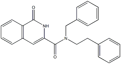 3-Isoquinolinecarboxamide,  1,2-dihydro-1-oxo-N-(2-phenylethyl)-N-(phenylmethyl)-