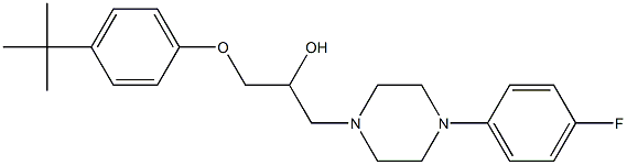 1-(4-tert-butylphenoxy)-3-[4-(4-fluorophenyl)piperazin-1-yl]propan-2-ol