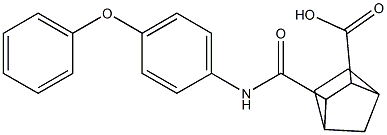 3-[(4-phenoxyanilino)carbonyl]bicyclo[2.2.1]heptane-2-carboxylic acid