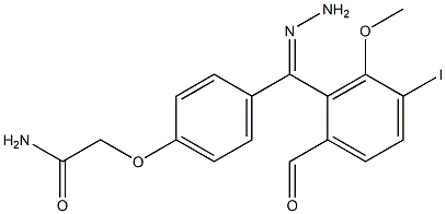 2-{4-[2-(4-iodo-3-methoxybenzoyl)carbohydrazonoyl]phenoxy}acetamide